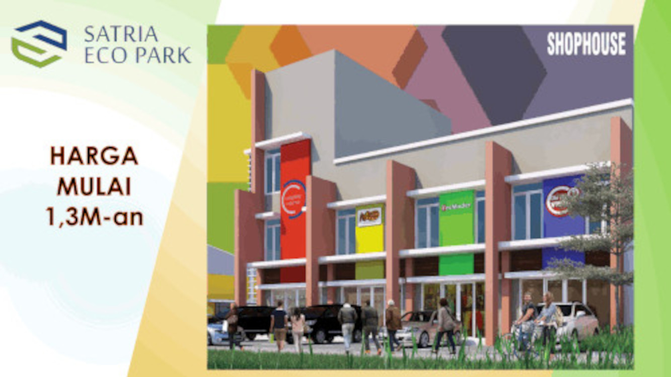 Jual Ruko\Shophouse Sidoarjo Satria Eco Park Bypass Krian Sidoarjo, Harga Murah dan Terjangkau