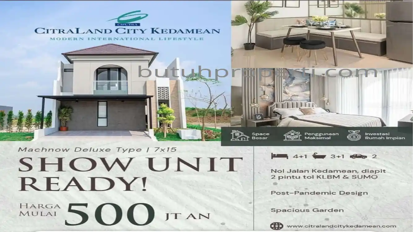 Rumah Contoh #2 CitraLand City Kedamean