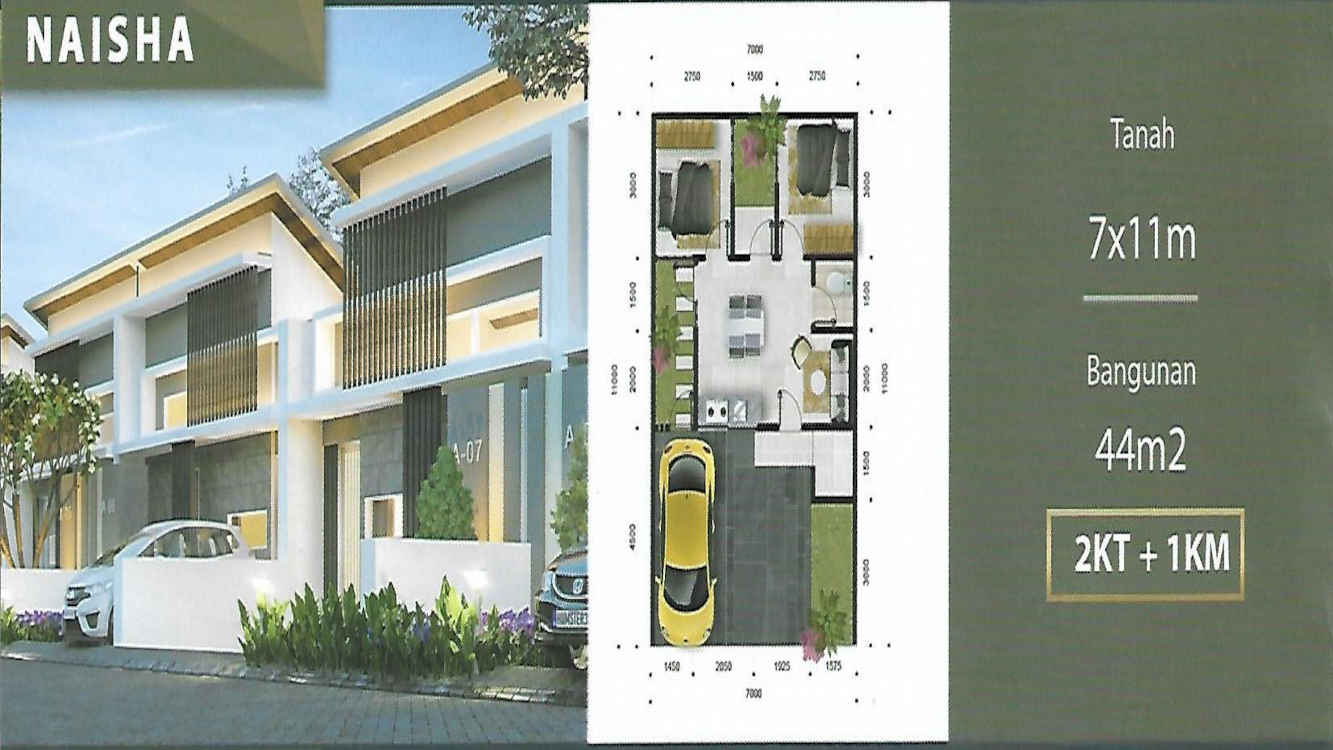 Jual Rumah Gresik Maharaja Residence Tipe naisha