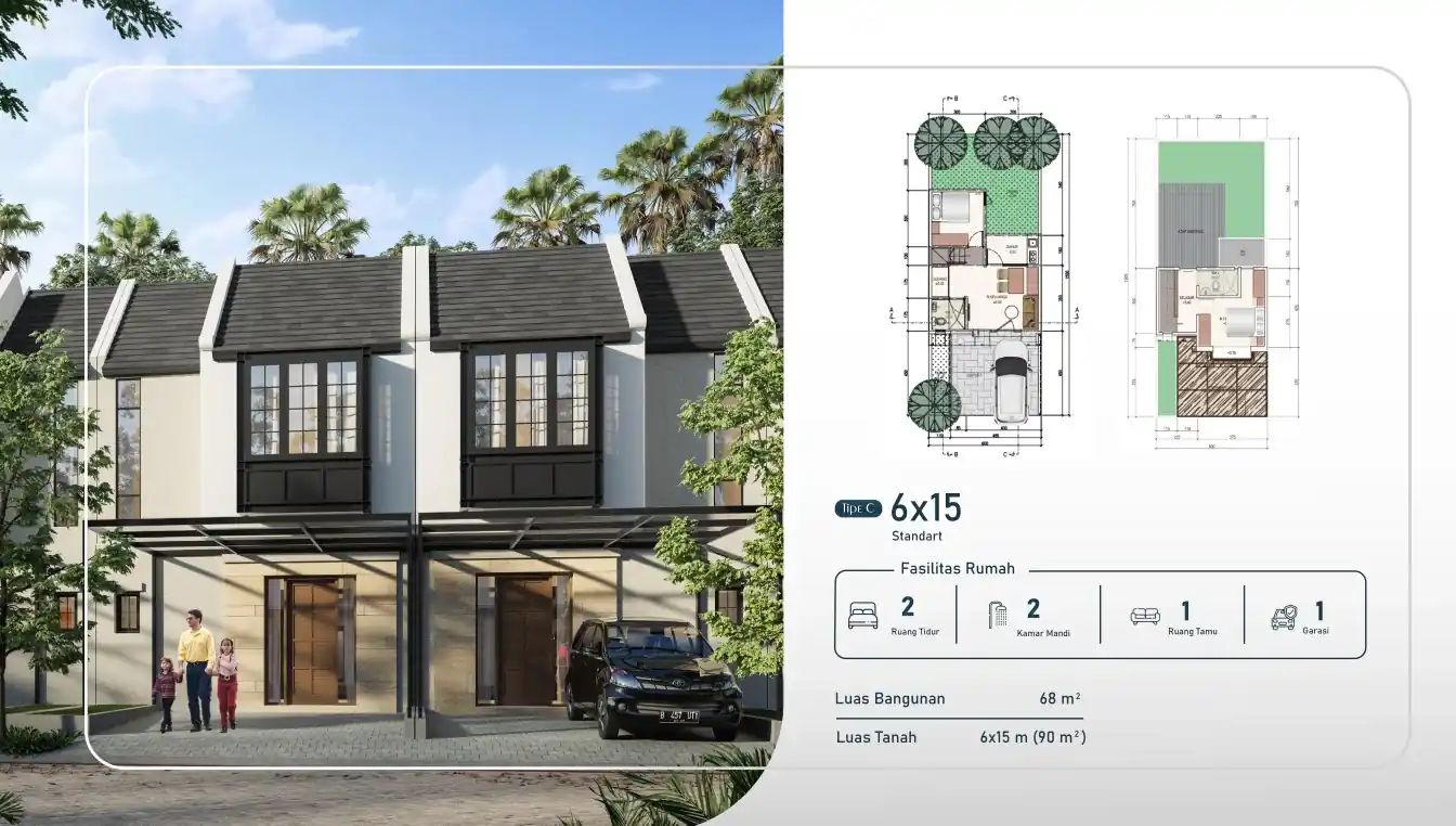 Rumah Opra City Tipe C Standard