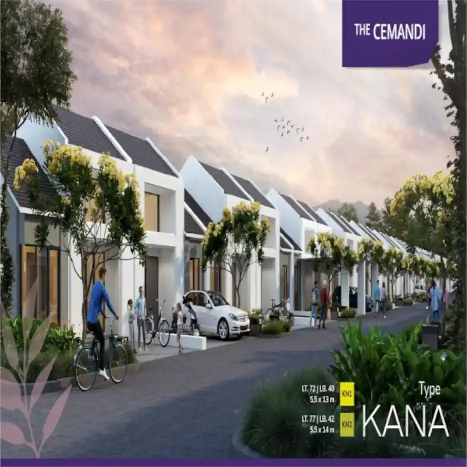 Jual Rumah murah di Sedati Sidoarjo The Cemandi Tipe Kana KN1