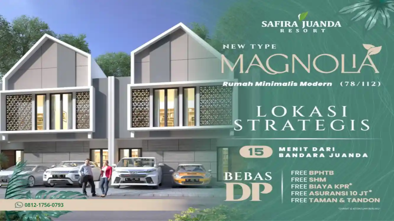 Dijual Ruko di Perumahan Safira Juanda Resort 