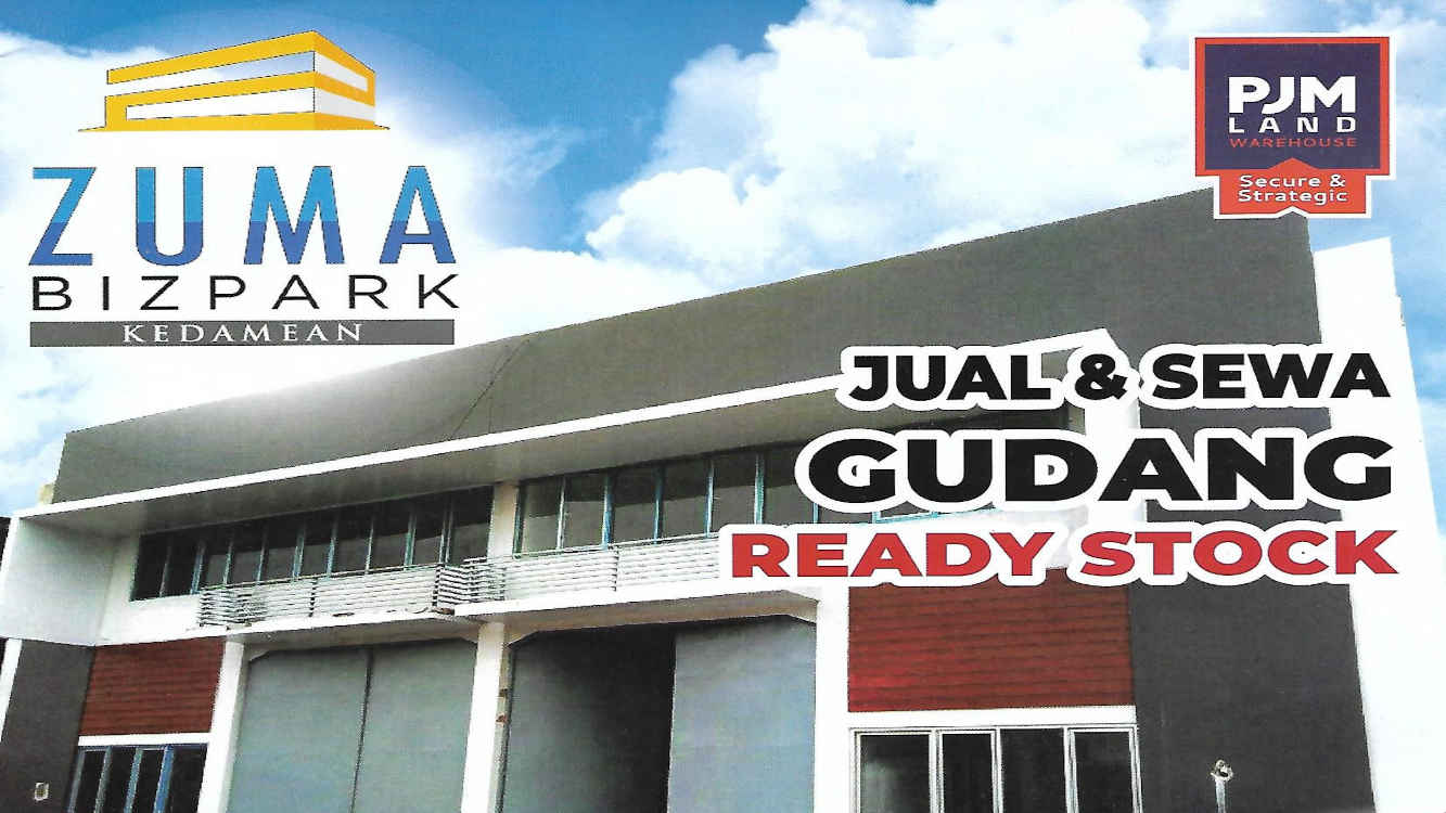 Jual gudang Zuma Bizpark Gresik Ready Stock