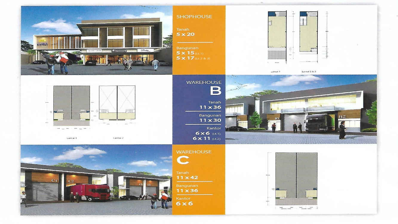 Jual gudang Zuma Bizpark Gresik